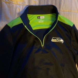 Men’s Medium Seahawks quarter zip. Brand new!
